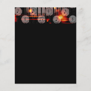 sound-163665 sound notes music digital art random flyer