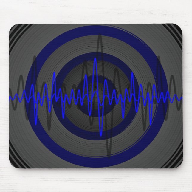 Sound Blue Dark mousepad (Front)