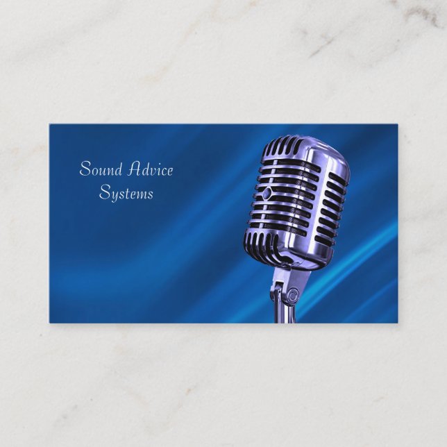 Sound business card (Front)