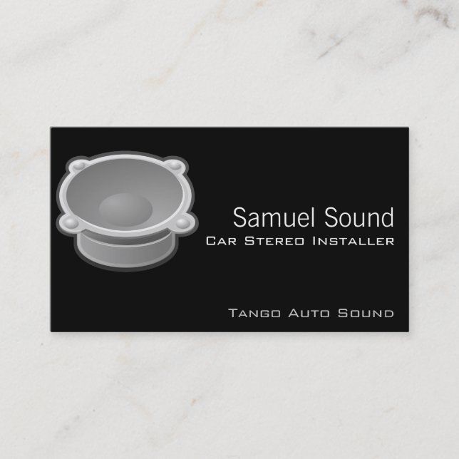 Sound Business Card (Front)