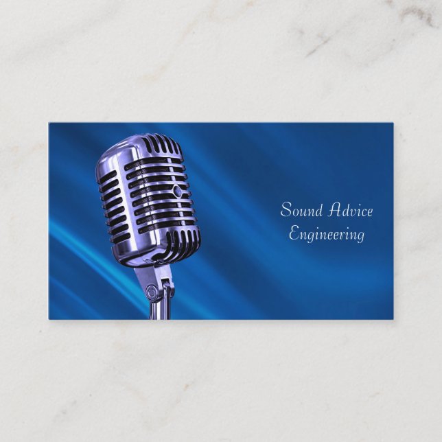 Sound business cards (Front)