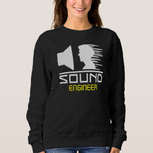 Sound Engineer Audio Tech Mixer Music Concert Tech Sweatshirt