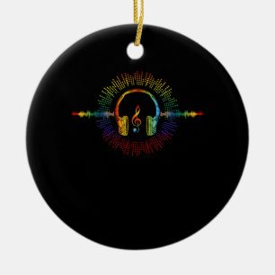 Sound Engineer Audio Wave Audio Engineer Music Lov Ceramic Ornament
