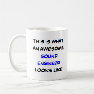 sound engineer, awesome coffee mug