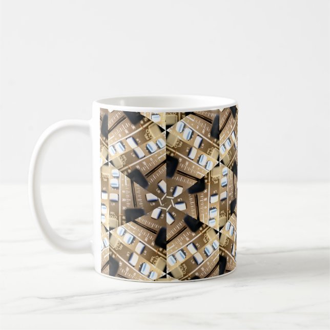Sound Engineer Faders Coffee Mug (Left)