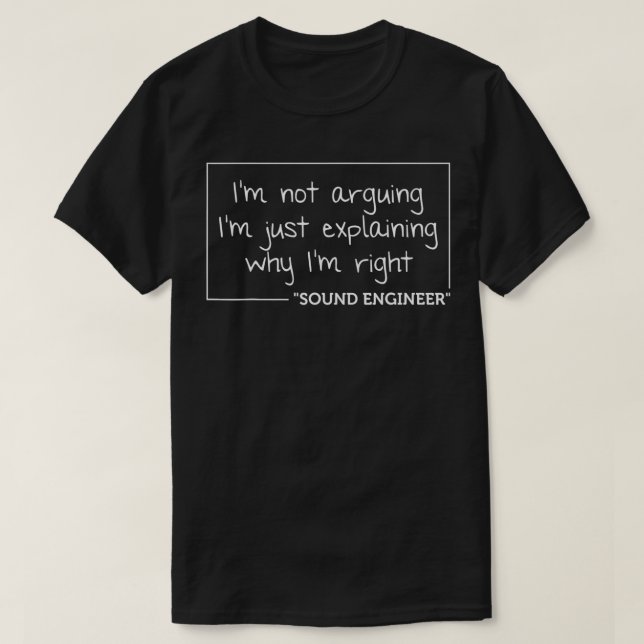 SOUND ENGINEER Gift Funny Job Title Profession Bir T-Shirt (Design Front)
