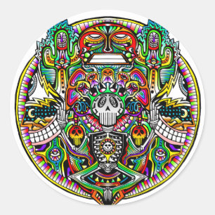 Sound Experience Classic Round Sticker