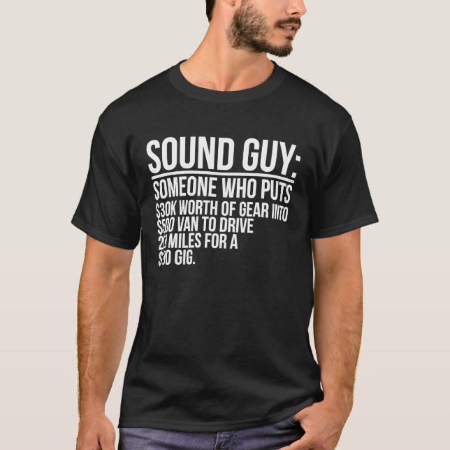 Sound Guy Audio Engineer Sound Engineer Audio Engi T-Shirt (Front)