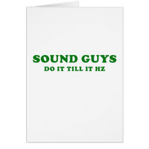 Sound Guys Do it till it HZ