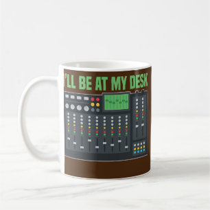 Sound Mixer Audio Engineer Mixing Board  Coffee Mug