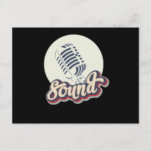 Sound Music Postcard