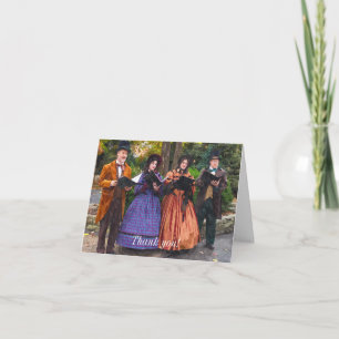 Sound Of Carolers Thank You Card