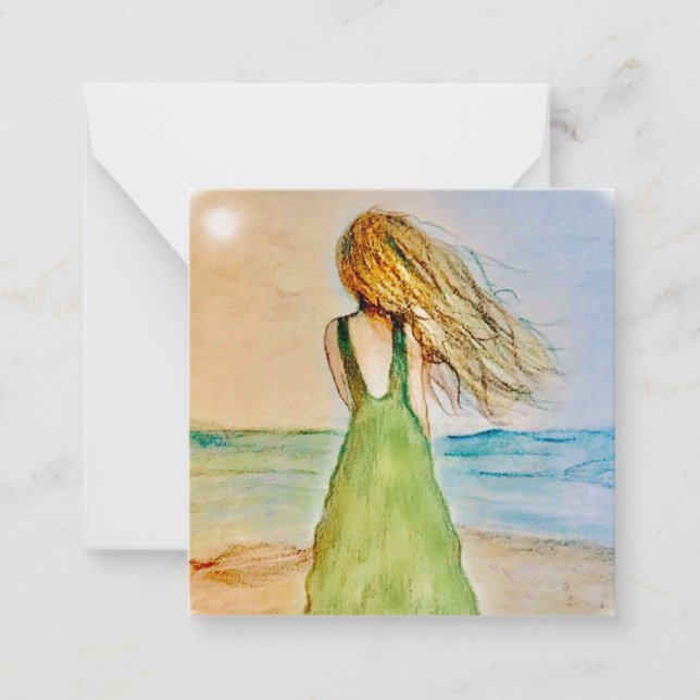 Sound of silence mini notecard 2.5" (Front)