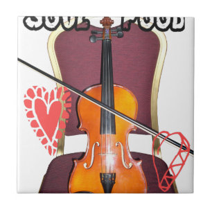 Sound of v love hakuna matata valentine ceramic tile