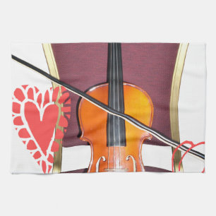 Sound of v love hakuna matata valentine tea towel
