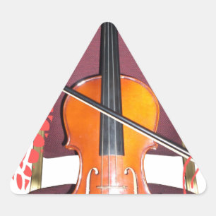 Sound of  v love hakuna matata valentine triangle sticker