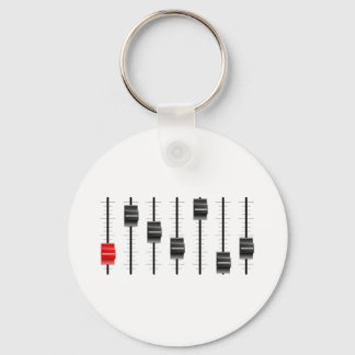 Sound or video control board Sliders or faders Key Ring