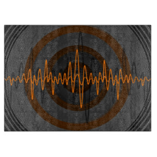 Sound Orange Dark cutting board