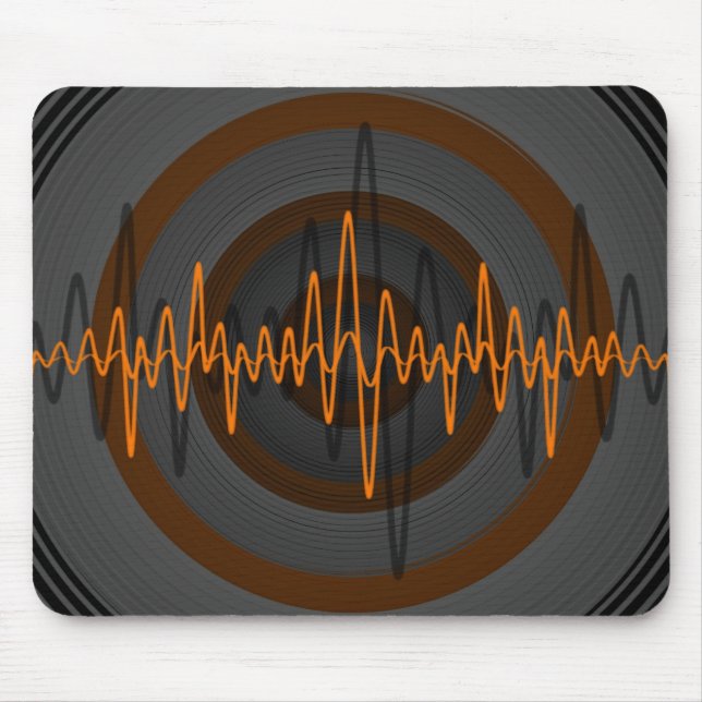 Sound Orange Dark mousepad (Front)