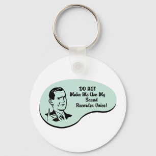 Sound Recorder Voice Key Ring