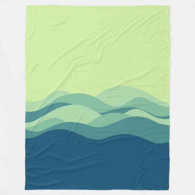 Sound Sketch 02 Fleece Blanket (Front)