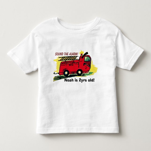 Sound the alarm! toddler T-Shirt (Front)