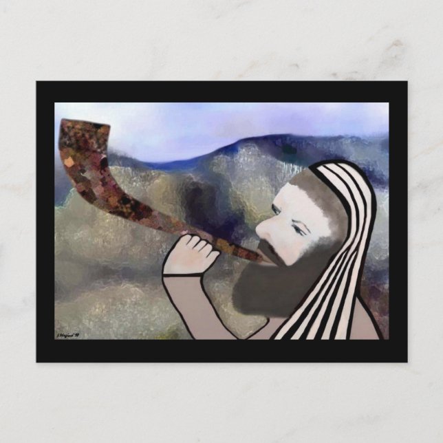 Sound the Shofar Postcards (Front)