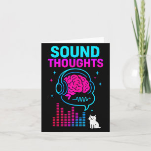 Sound Thoughts Stoic Philosophy Minimalist Slogan Card