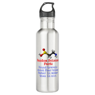 Sound Travels About Four Times Faster - Science Fa 710 Ml Water Bottle