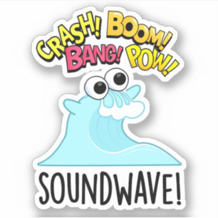 Sound Wave Funny Ocean Pun 