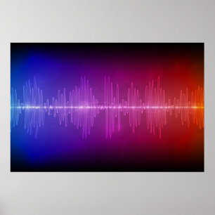 Sound Wave Poster