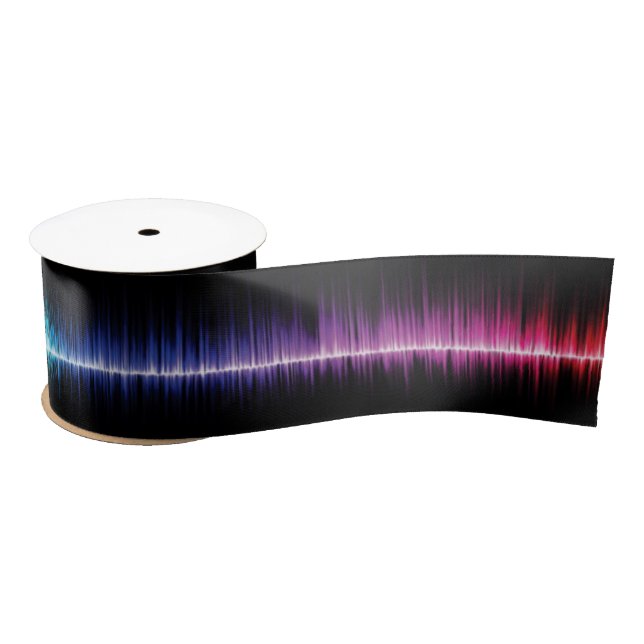 Sound Wave Satin Ribbon (Spool)