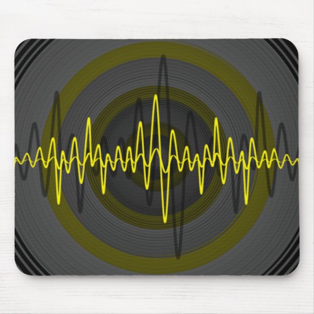 Sound Yellow Dark mousepad (Front)