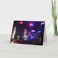 "SoundCheck Music School Drum Set" Christmas Card