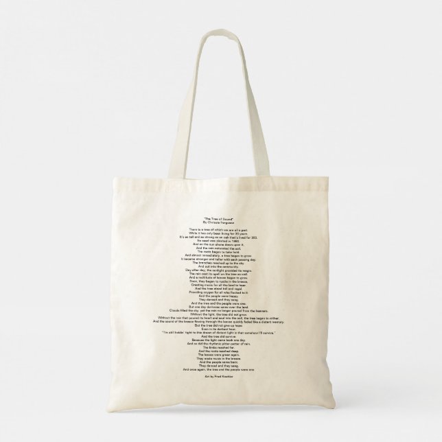 SoundGirls Awareness Project: Tote Bag with Poem (Back)