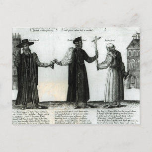 Soundhead, Rattlehead, Roundhead Postcard