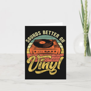 Sounds Better On Vinyl - Music Lover Disc Records  Card