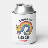 Sounds Gay, I’m In – Rainbow Cat LGBTQ Pride