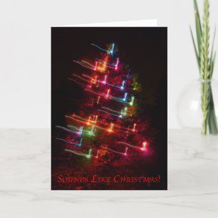 Sounds Like Christmas - Music Themed Card
