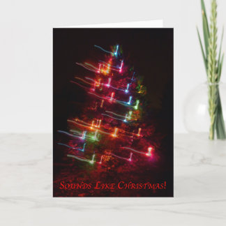 Sounds Like Christmas - Music Themed Card
