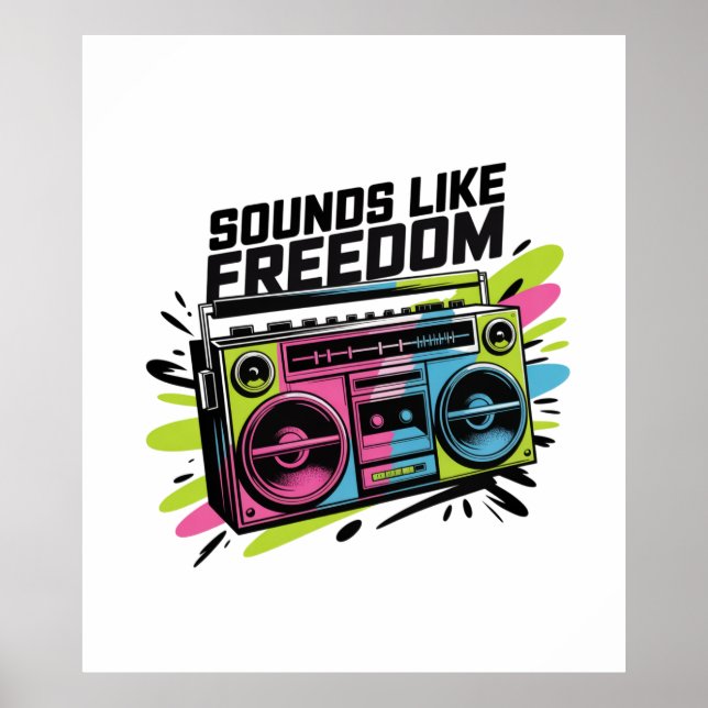 Sounds Like Freedom Poster (Front)