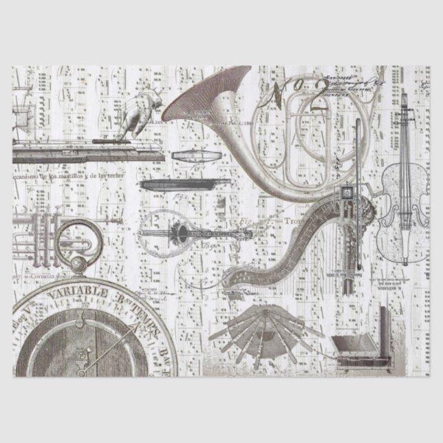 Sounds of Music Tissue Paper (Front)