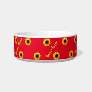 Sounds of my Dog - Sunflower Pet Bowl