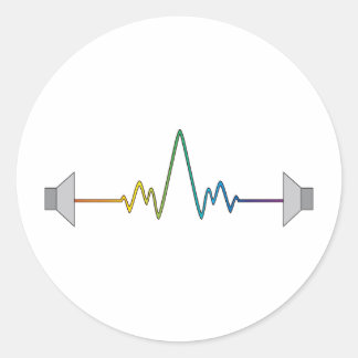 Soundwave Classic Round Sticker