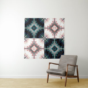 Soundwave Looking Glass Cross Grid Tapestry