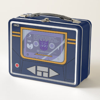 SOUNDWAVE  METAL LUNCH BOX