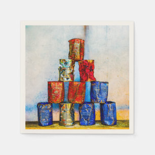 Soup Cans - After The Lunch Napkin