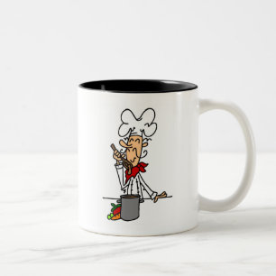 Soup Chef T-shirts and Gifts Two-Tone Coffee Mug