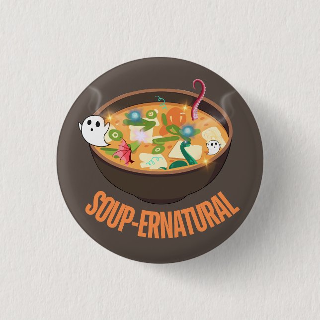 Soup-ernatural 3 Cm Round Badge (Front)