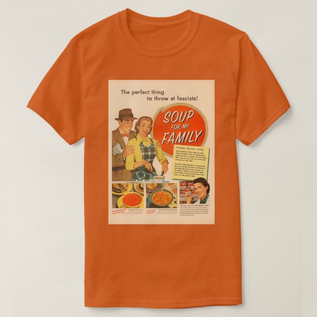 Soup For My Family  (3)  T-Shirt (Design Front)